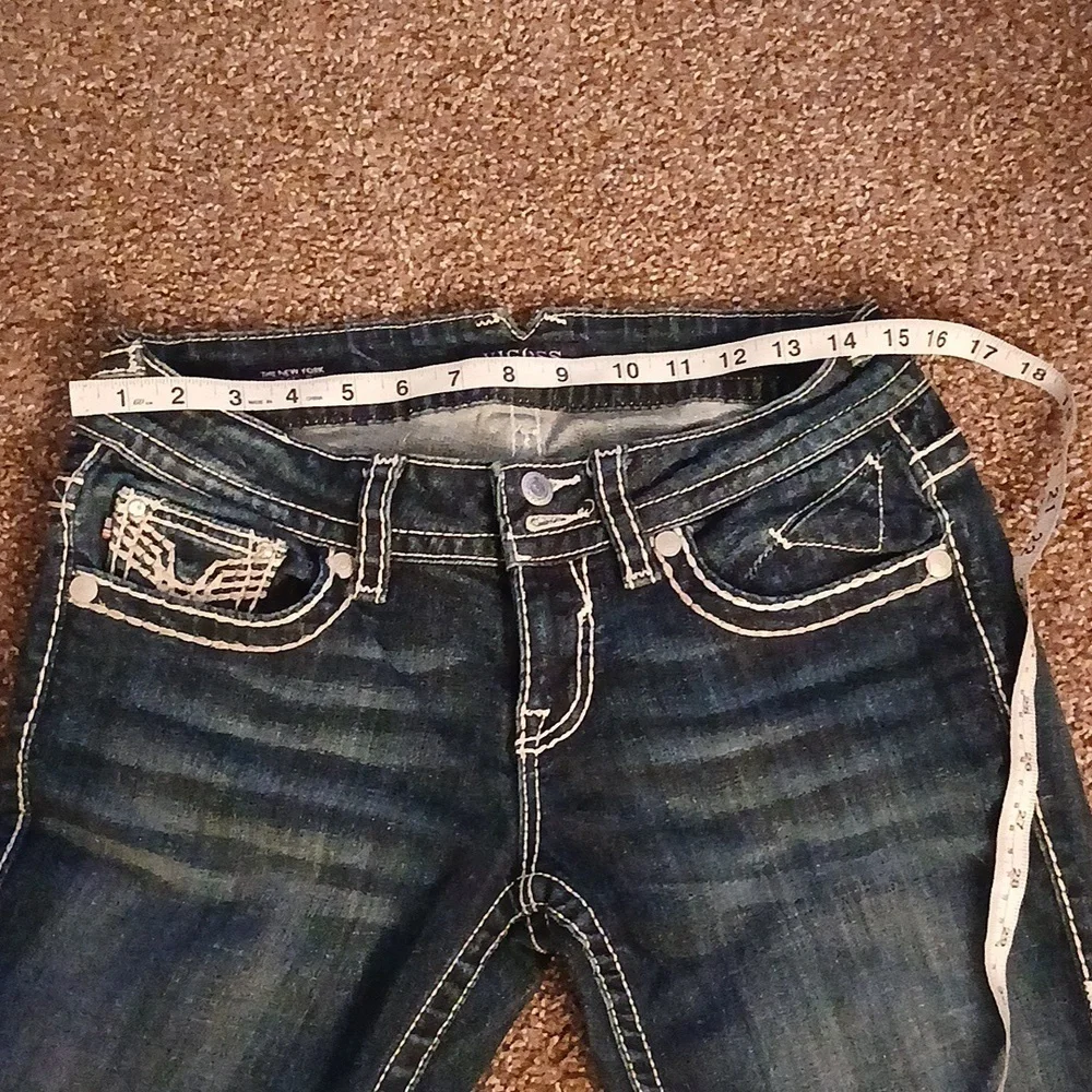 Vigoss the new York bootcut blue jeans size 5/6 - Picture 11 of 16